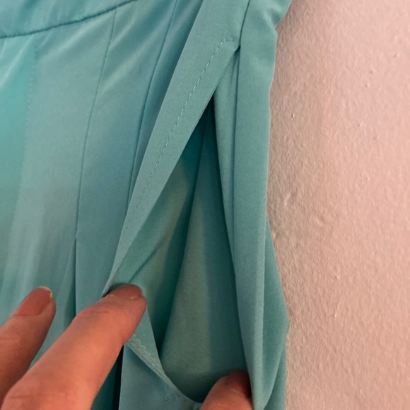 Spring Green Wide Leg Pants sz 8/10L - Picture 8 of 11